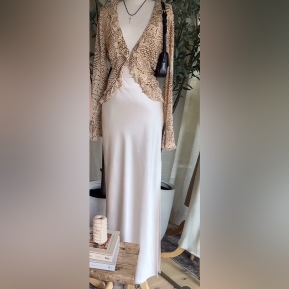 Satin Maxi Skirt - Picture 5 of 9